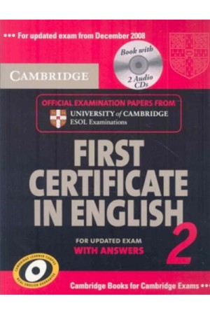 CAMBRIDGE FIRST CERTIFICATE IN ENGLISH 2 SELF STUDY PACK 2008
