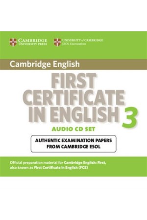 CAMBRIDGE FIRST CERTIFICATE IN ENGLISH 3 CD (2) 2009