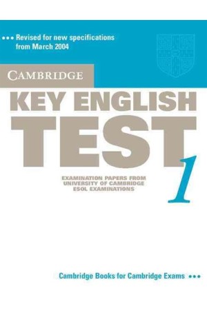 CAMBRIDGE KEY ENGLISH TEST 1 STUDENT'S BOOK 2ND EDITION