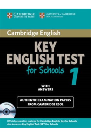 CAMBRIDGE KEY ENGLISH TEST 1 SELF STUDY PACK (+CD) FOR SCHOOLS WITH ANSWERS