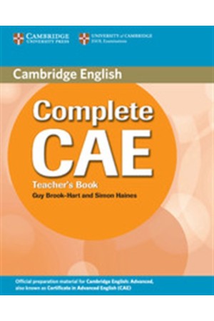 COMPLETE CAE TEACHER'S BOOK