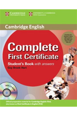 COMPLETE FCE STUDENT'S BOOK (+CD-ROM) WITH ANSWERS