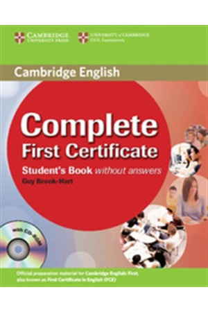 COMPLETE FCE STUDENT'S BOOK (+CD-ROM) WITHOUT ANSWERS