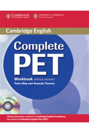 COMPLETE PET WORKBOOK WITHOUT ANSWERS