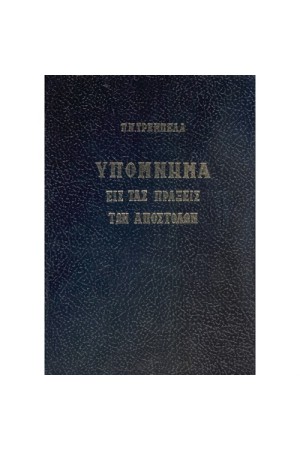 ΥΠΟΜΝΗΜΑ ΕΙΣ ΤΑΣ ΠΡΑΞΕΙΣ ΤΩΝ ΑΠΟΣΤΟΛΩΝ