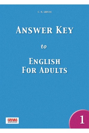 ENGLISH FOR ADULTS 1 ANSWER KEY
