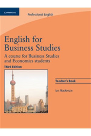 ENGLISH FOR BUSINESS STUDIES TEACHER'S  BOOK 3RD EDITION