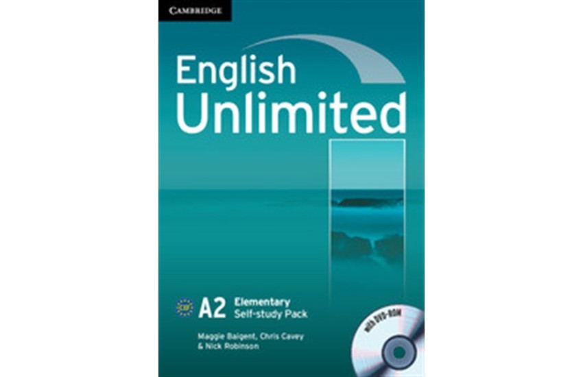 ENGLISH UNLIMITED A2 ELEMENTARY SELF STUDY PACK (+ WORKBOOK +DVD)