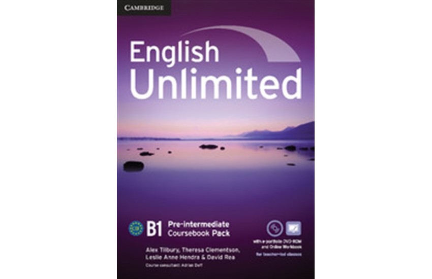 ENGLISH UNLIMITED B1 PRE-INTERMEDIATE STUDENT'S BOOK (+E-PORTOFOLIO) AND ONLINE WORKBOOK PACK