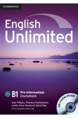 ENGLISH UNLIMITED B1 PRE-INTERMEDIATE STUDENT'S BOOK (+E-PORTFOLIO) ENGLISH UNLIMITED B1 PRE-INTERMEDIATE STUDENT'S BOOK (+E-PORTFOLIO)