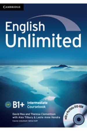 ENGLISH UNLIMITED B1+ INTERMEDIATE STUDENT'S BOOK (+E-PORTOFOLIO)