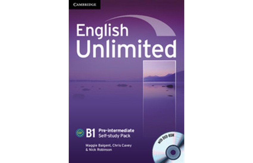ENGLISH UNLIMITED B1 PRE-INTERMEDIATE SELF STUDY PACK (+ WORKBOOK + DVD-ROM)