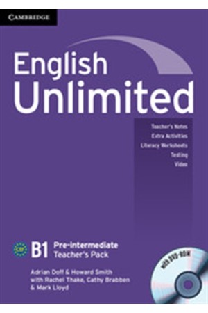 ENGLISH UNLIMITED Β1 PRE-INTERMΕDIATE TEACHER'S BOOK (+DVD)