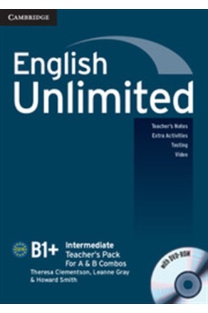ENGLISH UNLIMITED B1+ INTERMEDIATE TEACHER'S PACK (+DVD-ROM)