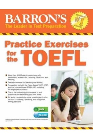 BARRON'S PRACTICE EXERCISES FOR THE TOEFL (+ CD-ROM)