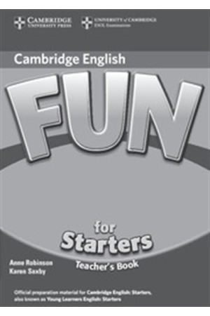 FUN FOR STARTERS TEACHER'S BOOK 2nd EDITION FUN FOR STARTERS TEACHER'S BOOK 2nd EDITION