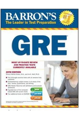 BARRON'S GRE STUDY BOOK (+CD-ROM)