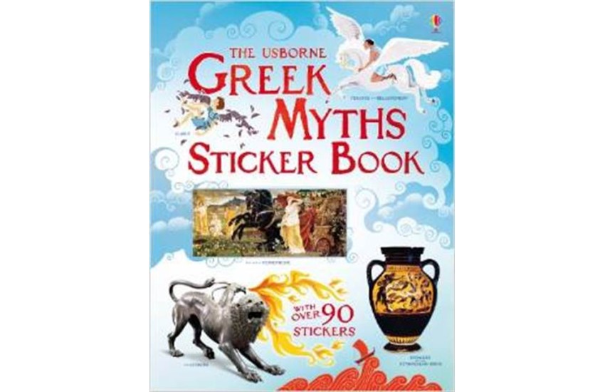 GREEK MYTHS STICKER BOOK PAPERBACK