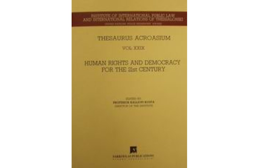 HUMAN RIGHTS AND DEMOCRACY FOR THE 21ST CENTURY