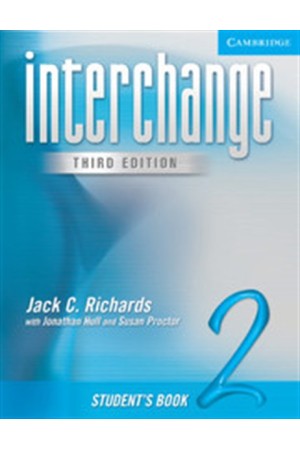 INTERCHANGE 2 STUDENT'S BOOK INTERCHANGE 2 STUDENT'S BOOK