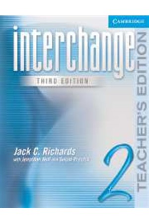 INTERCHANGE 2 TEACHER'S BOOK INTERCHANGE 2 TEACHER'S BOOK