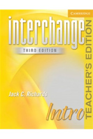 INTERCHANGE INTRO TEACHER'S BOOK