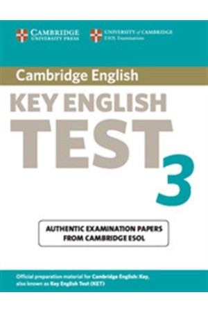 CAMBRIDGE KEY ENGLISH TEST 3 STUDENT'S BOOK 2ND EDITION