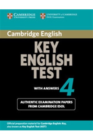 CAMBRIDGE KEY ENGLISH TEST 4 STUDENT'S BOOK WITH ANSWERS 2ND EDITION