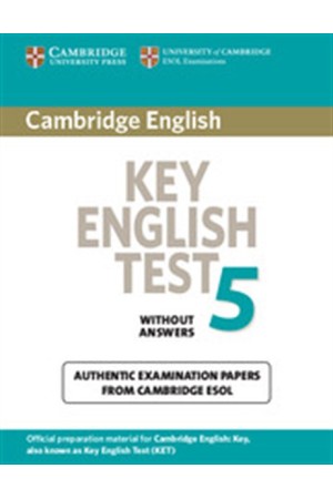CAMBRIDGE KEY ENGLISH TEST 5 STUDENT'S BOOK