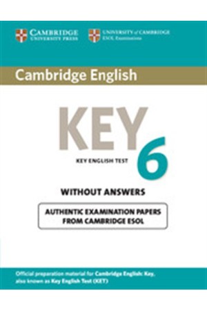 CAMBRIDGE KEY ENGLISH TEST 6 STUDENT'S BOOK