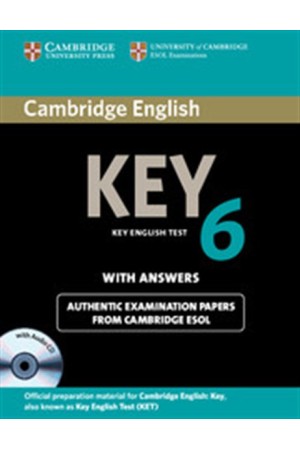 CAMBRIDGE KEY ENGLISH TEST 6 STUDENT'S BOOK PACK (+CD) WITH ANSWERS