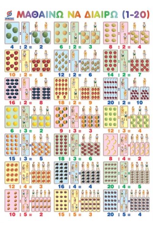 ΜΑΘΑΙΝΩ ΝΑ ΔΙΑΙΡΩ ΑΠΟ ΤΟ 1-20 (ΑΦΙΣΑ)