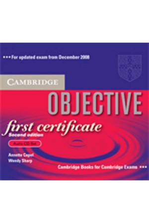 OBJECTIVE FIRST CERTIFICATE AUDIO CDs (2ND EDITION)