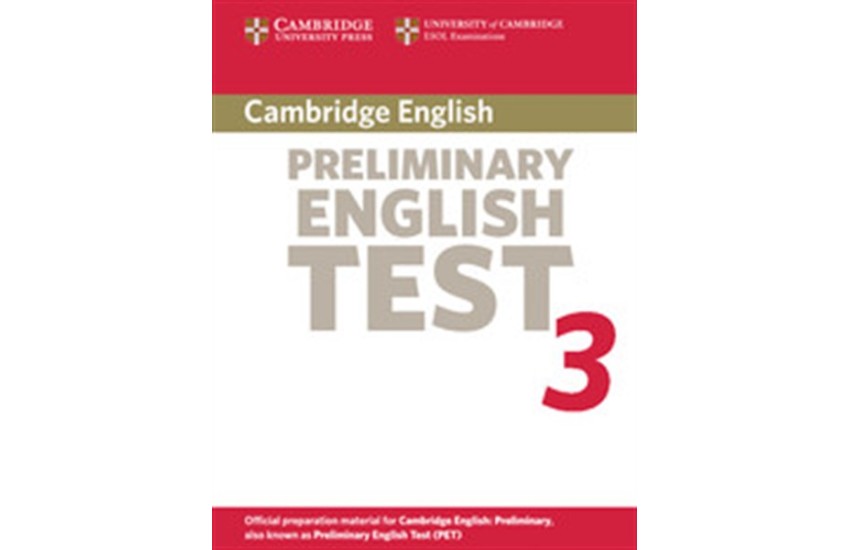 CAMBRIDGE PRELIMINARY ENGLISH TEST 3 STUDENT'S BOOK