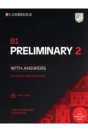 CAMBRIDGE PRELIMINARY ENGLISH TEST 2 SELF STUDY PACK (+ DOWNLOADABLE AUDIO) (FOR REVISED EXAMS FROM 2020)