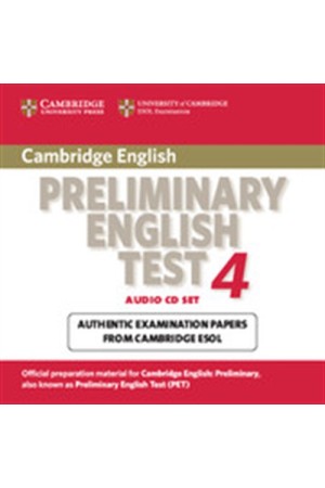 CAMBRIDGE PRELIMINARY ENGLISH TEST 4 CD (2)