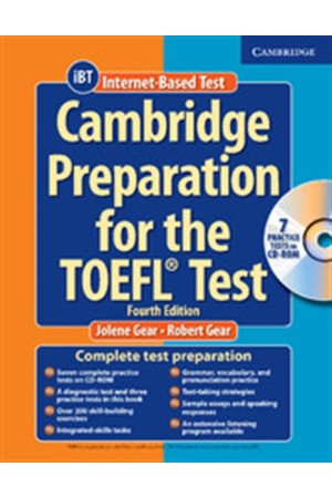 CAMBRIDGE PREPARATION FOR THE TOEFL TEST STUDENT'S BOOK (+CD-ROM) 4TH EDITION CAMBRIDGE PREPARATION FOR THE TOEFL TEST STUDENT'S BOOK (+CD-ROM) 4TH EDITION