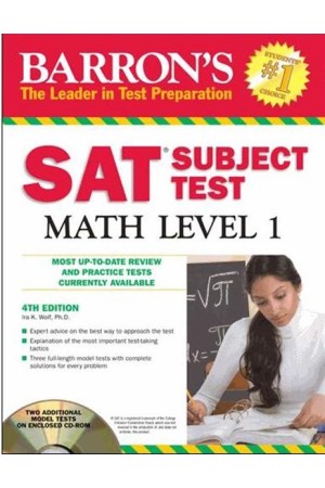 BARRON'S SAT SUBJECT TEST MATH LEVEL 1 (+CD-ROM)
