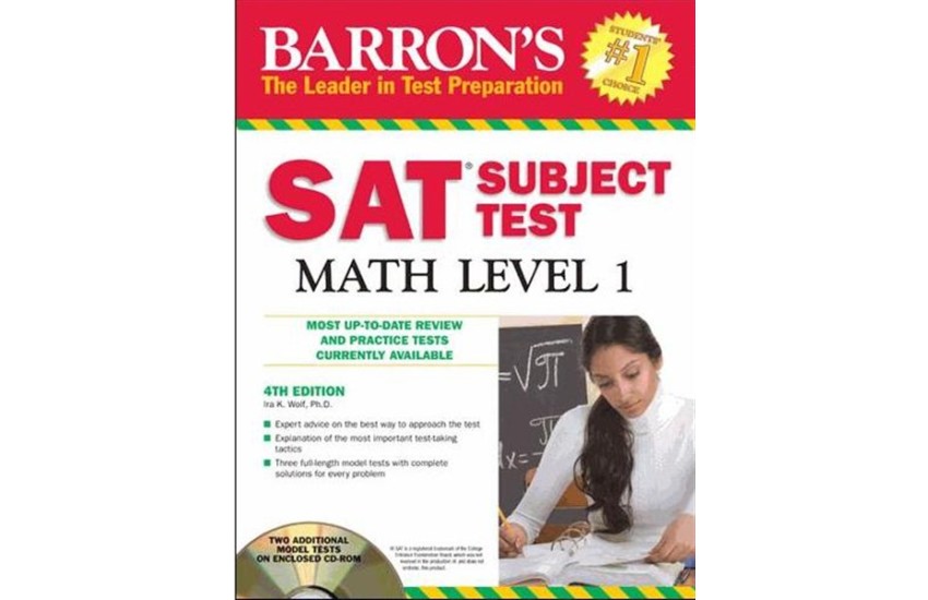 BARRON'S SAT SUBJECT TEST MATH LEVEL 1 (+CD-ROM)
