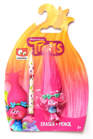 ΣΕΤ 3-D ΣΒΗΣΤΡΑ POPPY ΚΑΙ ΜΟΛΥΒΙ TROLLS