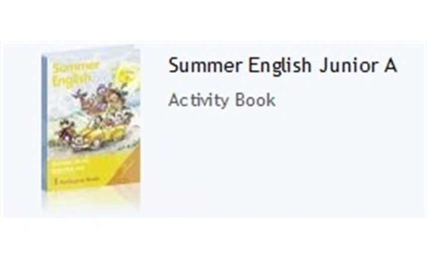 SUMMER ENGLISH JUNIOR A STUDENT'S BOOK (+ CD)
