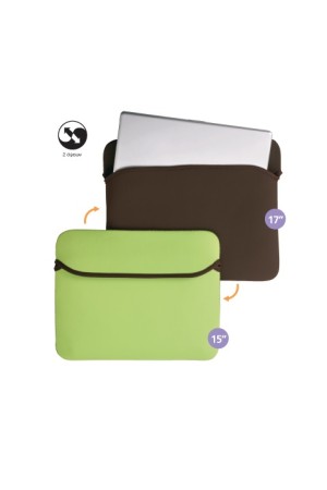 ΘΗΚΗ LAPTOP LILLE 17'' 2 ΟΨΕΩΝ APPLE GREEN/ΚΑΦΕ