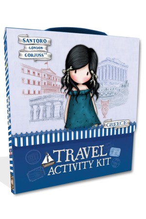 TRAVEL ACTIVITY KIT - SANTORO'S GORJUSS - GREECE - ΑΓΓΛΙΚΑ (ΚΟΥΤΙ ΔΡΑΣΗΡΙΟΤΗΤΩΝ)