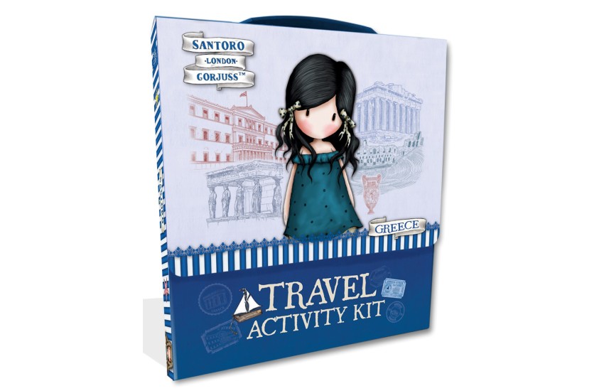 TRAVEL ACTIVITY KIT - SANTORO'S GORJUSS - GREECE - ΑΓΓΛΙΚΑ (ΚΟΥΤΙ ΔΡΑΣΗΡΙΟΤΗΤΩΝ)