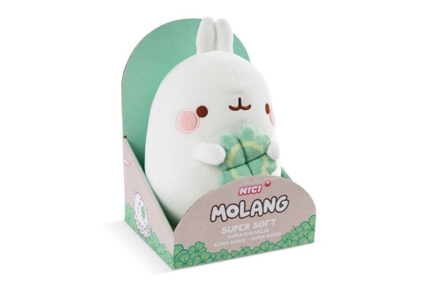 ΛΟΥΤΡΙΝΟ MOLANG ΜΕ ΤΡΙΦΥΛΛΙ ΣΕ ΚΟΥΤΙ ΔΩΡΟΥ 24CM