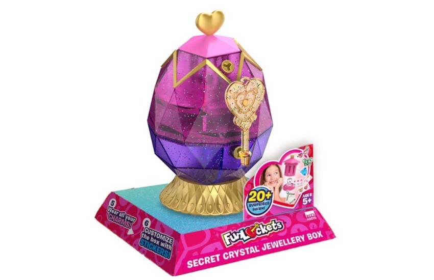 FUNLOCKETS MΥΣΤΙΚΗ ΚΡΥΣΤΑΛΛΙΝΗ ΚΟΣΜΗΜΑΤΟΘΗΚΗ ΑΥΓΟ
