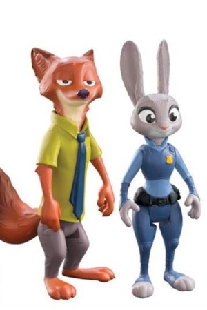 ΦΙΓΟΥΡΕΣ JUDY AND NICK "ZOOTROPOLIS" ΣΕ 2 ΣΧΕΔΙΑ