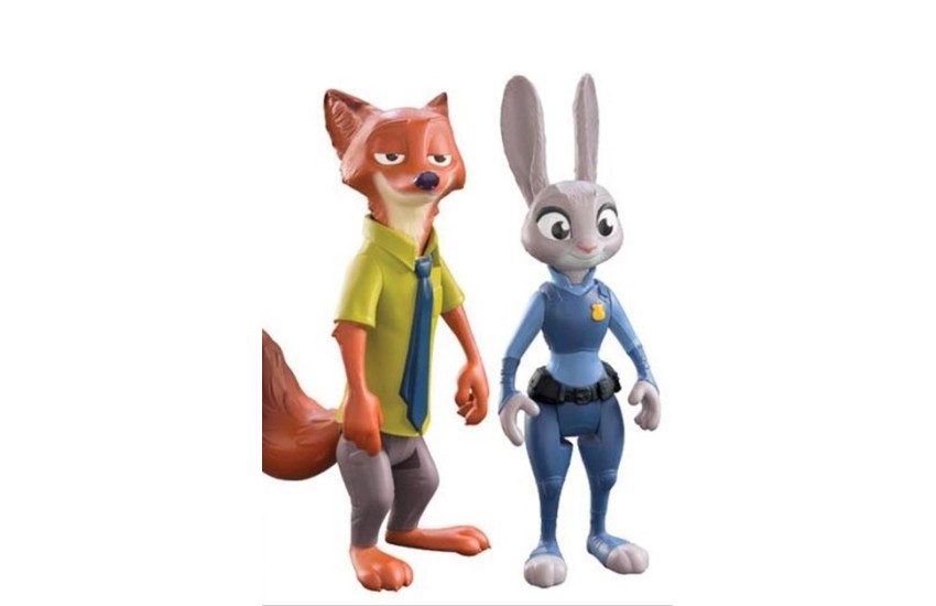 ΦΙΓΟΥΡΕΣ JUDY AND NICK "ZOOTROPOLIS" ΣΕ 2 ΣΧΕΔΙΑ