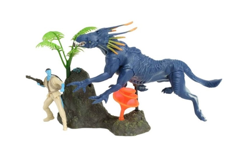 ΦΙΓΟΥΡΑ & ΟΧΗΜΑ 16CM JAKE VS THANATOR WORLD OF PANDORA (AVATAR)