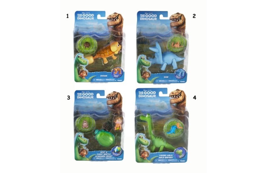 ΜΙΝΙΑΤΟΥΡΕΣ THE GOOD DINOSAUR  (4 ΣΧΕΔΙΑ)